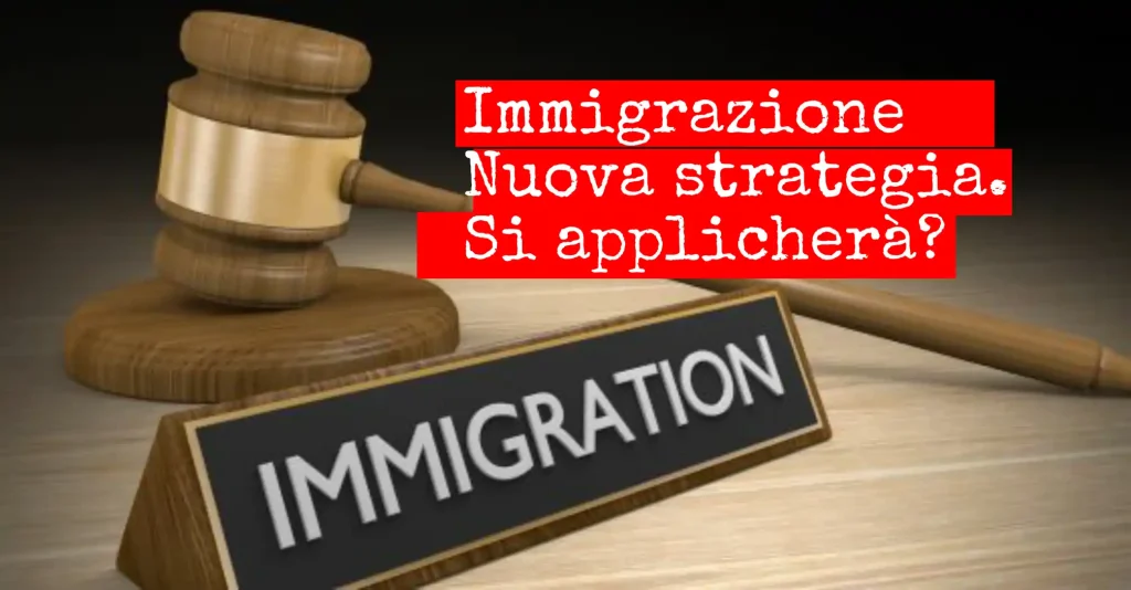 Nuova strategia verso la migrazione?